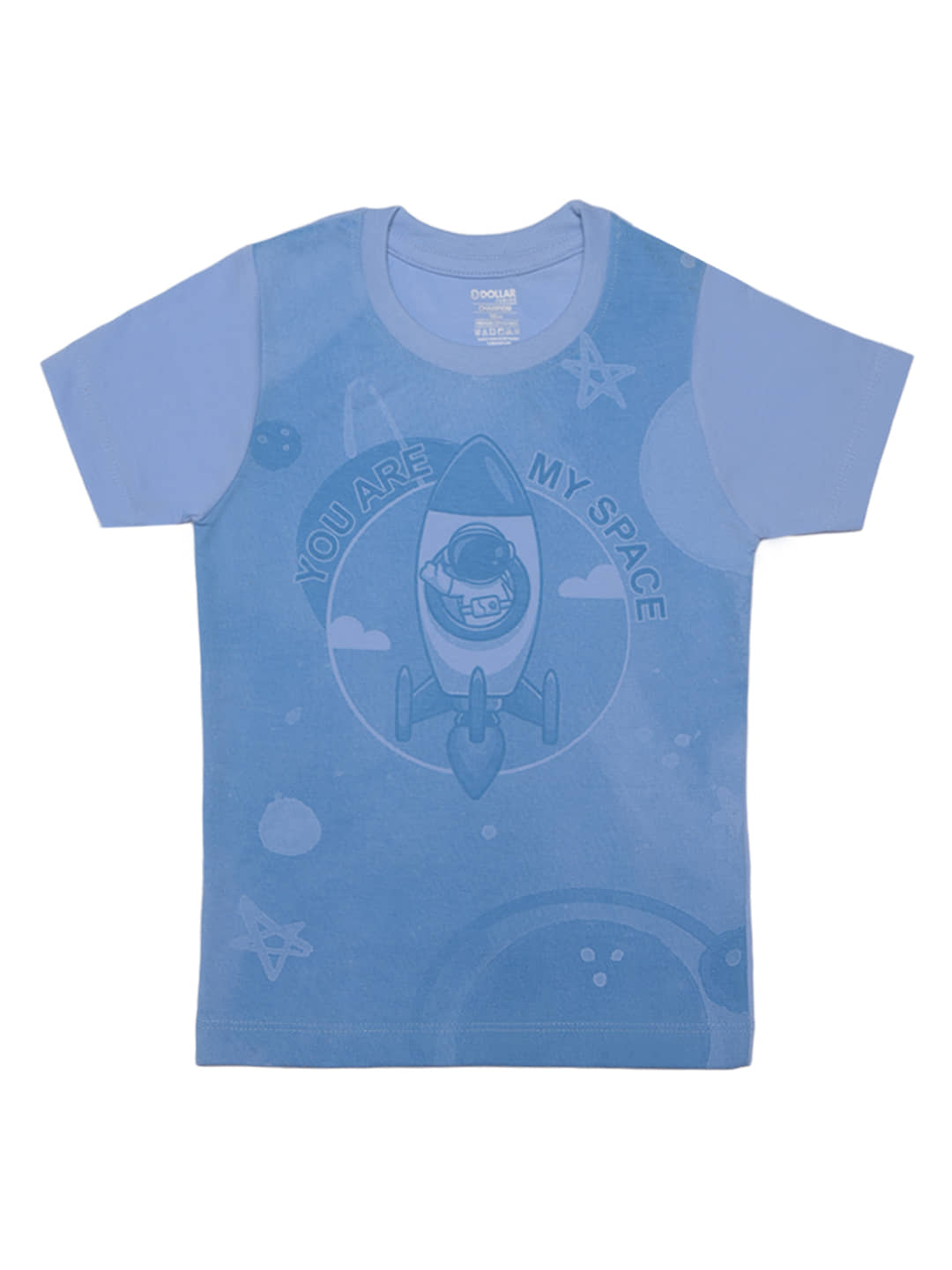 Dollar Champion Kidswear Pack of 1 Boys Cotton T-Shirt ( Multicolor )