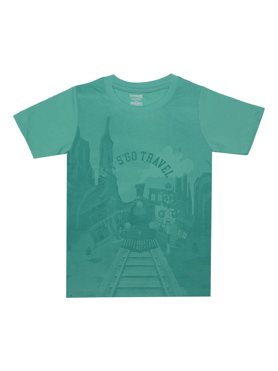 Dollar Champion Kidswear Pack of 1 Boys Cotton T-Shirt ( Multicolor )
