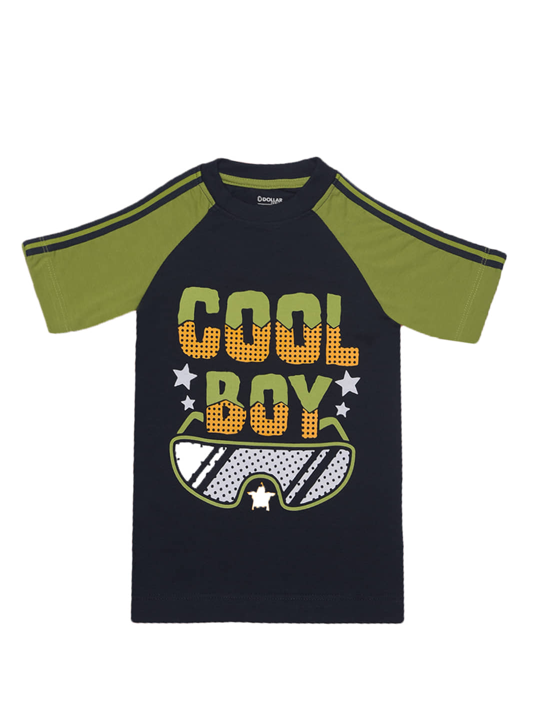 Dollar Champion Kidswear Pack of 2 Boys Cotton T-Shirt ( Multicolor )