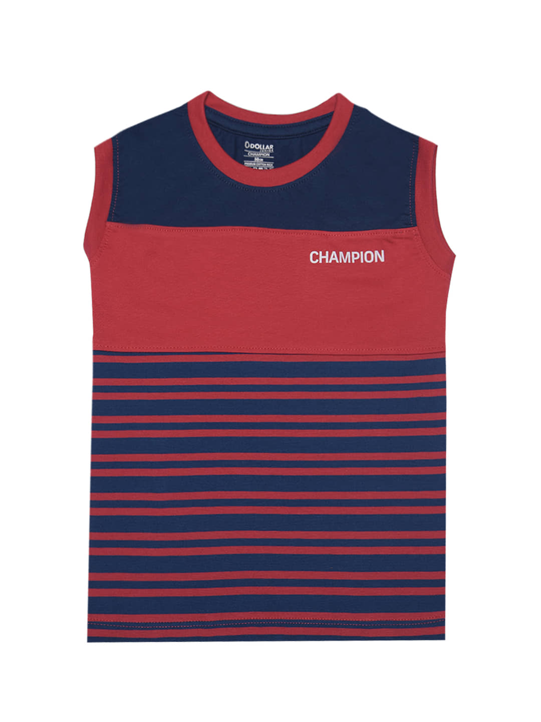 Dollar Champion Kidswear Pack of 1 Boys Cotton T-Shirt ( Multicolor )