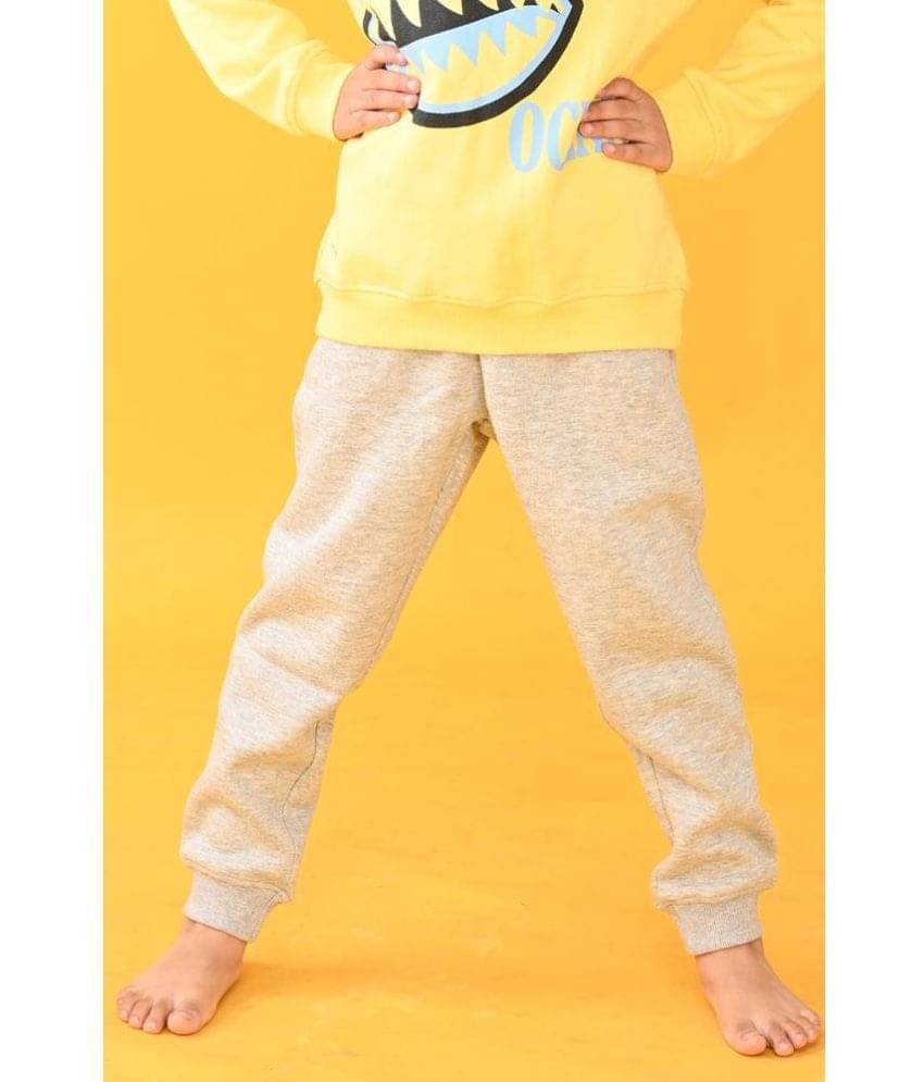     			ANTHRILO Pack of 1 Boys Fleece Tracksuit ( Grey )