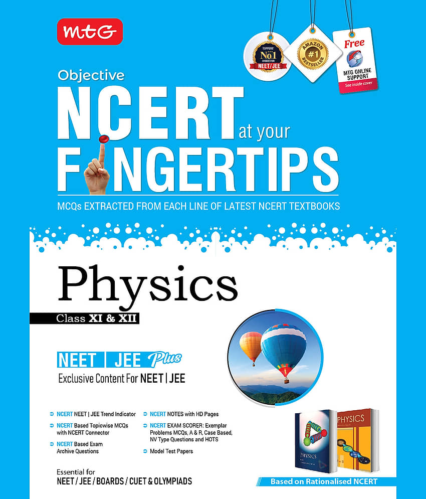 MTG Objective NCERT at your FINGERTIPS Physics - NCERT NEET/JEE Trend Indicator, Notes with HD Pages, Exam Archive & MCQs | NEET-JEE Books (Based on NCERT Latest Pattern For 2025 Exam) - Stationery | Buy online on ZillyBuy