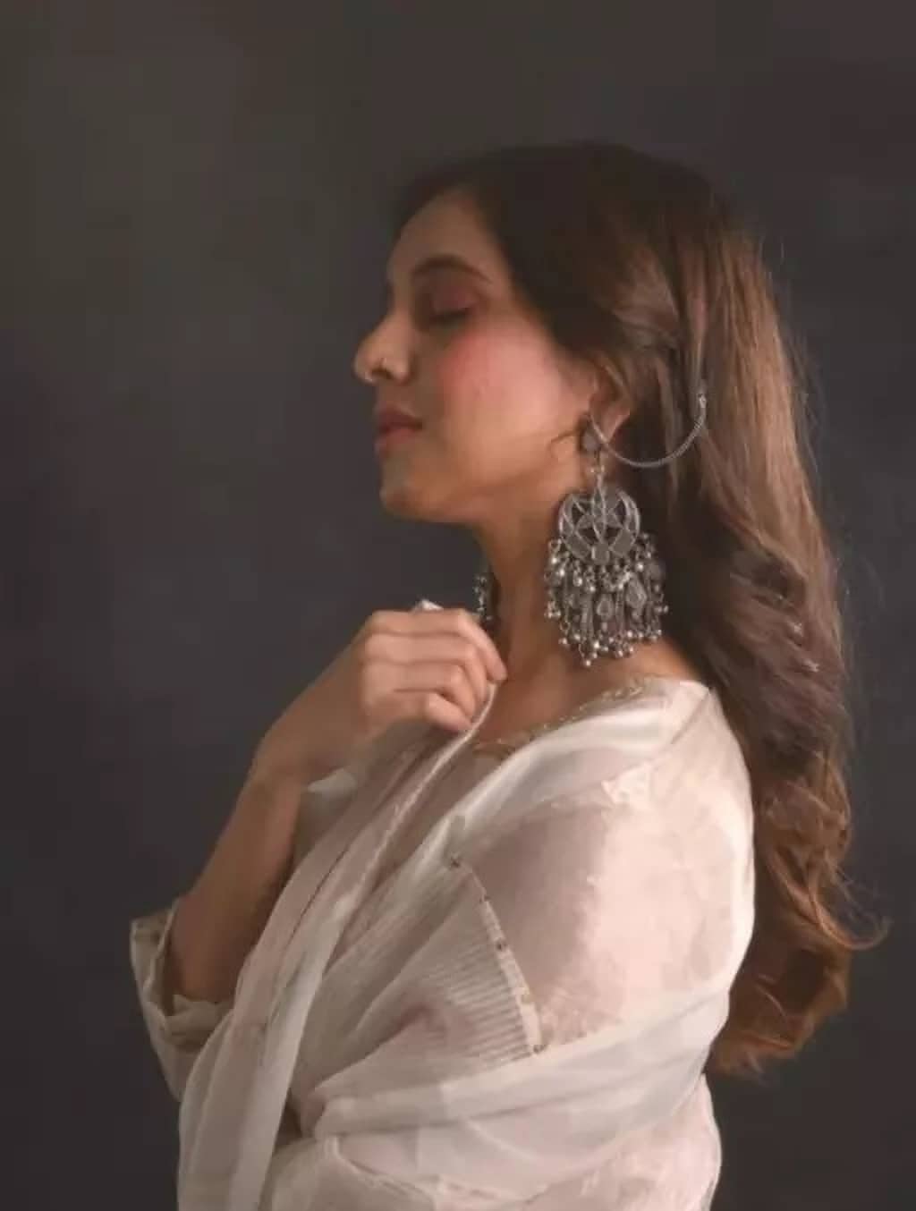 Samridhi DC Silver Drop Earrings ( Pack of 1 ) - Earrings | Buy online on ZillyBuy