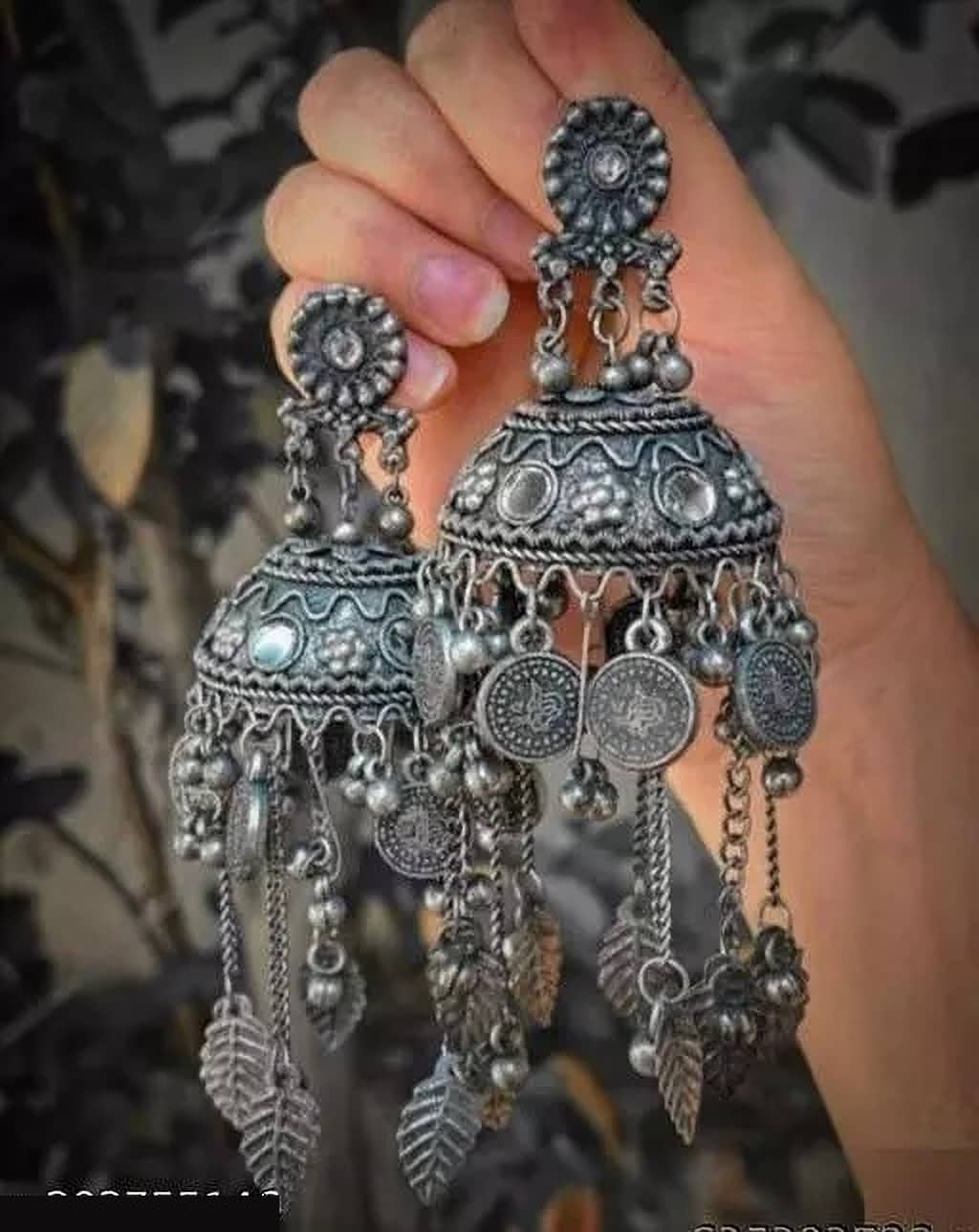 Samridhi DC Silver Jhumki Earrings ( Pack of 1 ) - Earrings | Buy online on ZillyBuy
