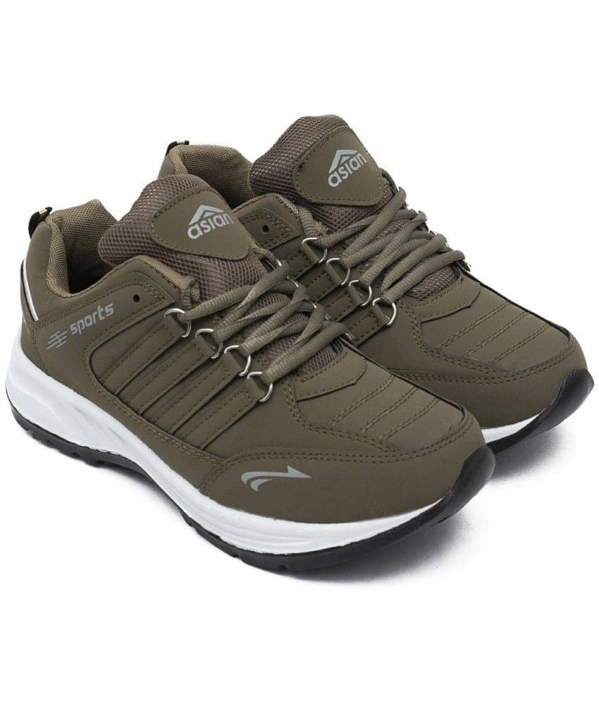     			ASIAN COSCO Brown Men's Sports Running Shoes