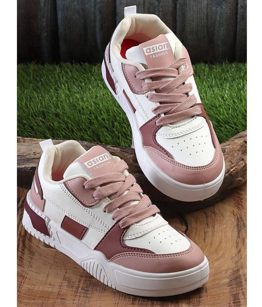     			ASIAN Cream Women's Korean Shoes