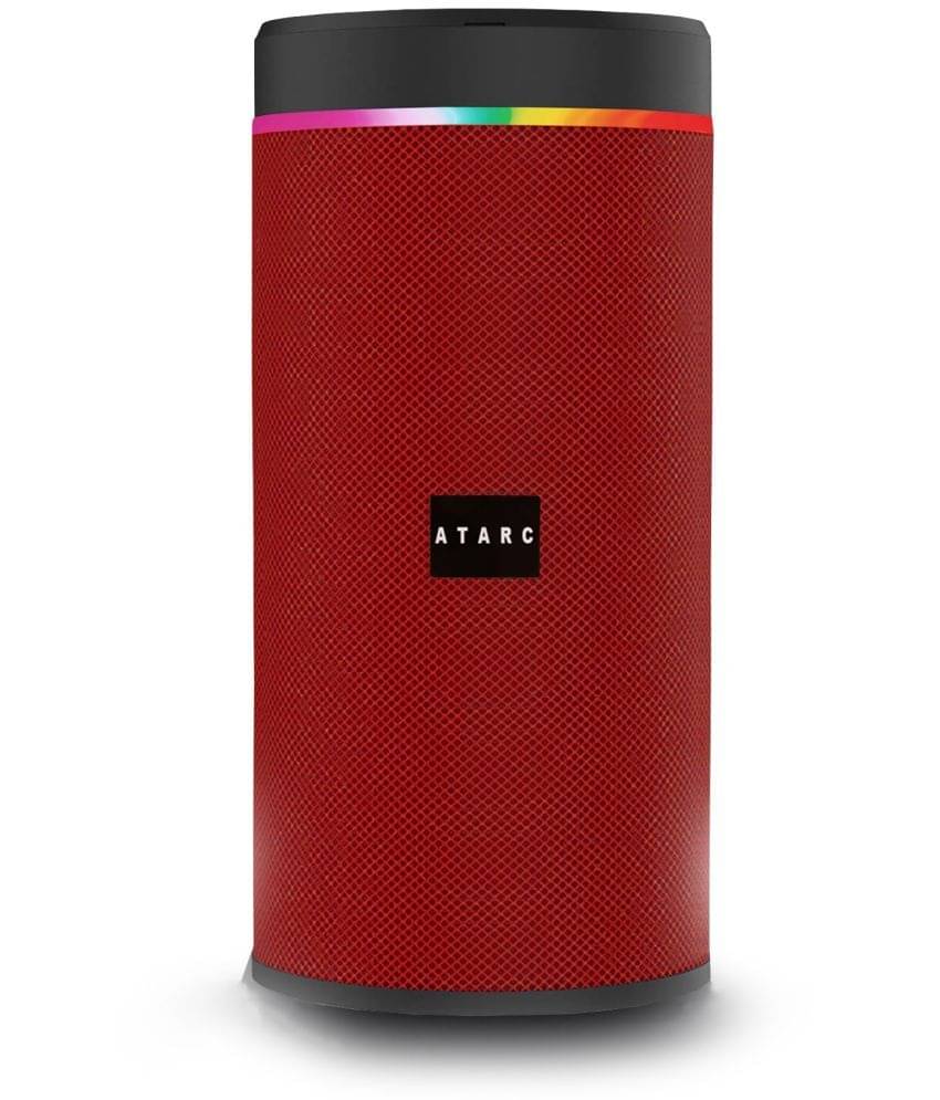     			ATARC AT-125 SkyBeats 5 W Bluetooth Speaker Bluetooth V 5.1 with USB,TWS feature,SD card Slot Playback Time 6 hrs Red