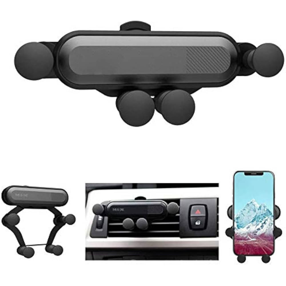 AUTOGROOMZ Air Vent Single Clamp Car Mobile Holder - Black AUTOGROOMZ Air Vent Single Clamp Car Mobile Holder - Black