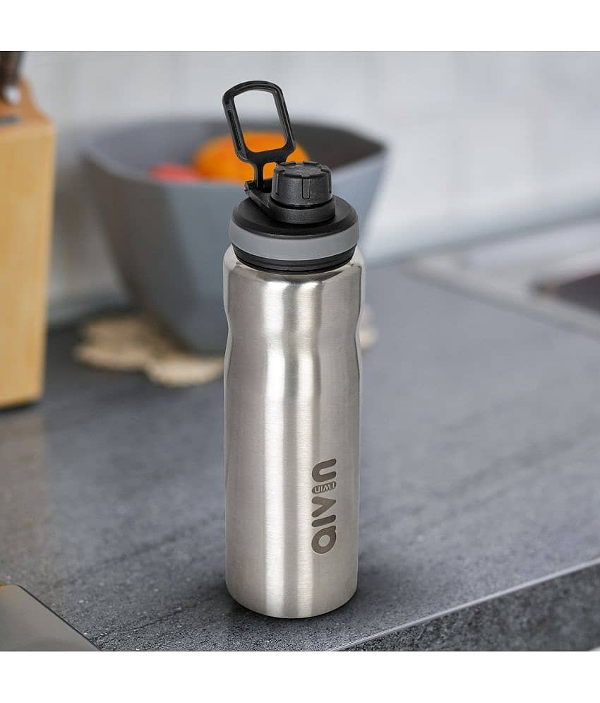 Stysol Steel Water Bottel Silver Stainless Steel School Water