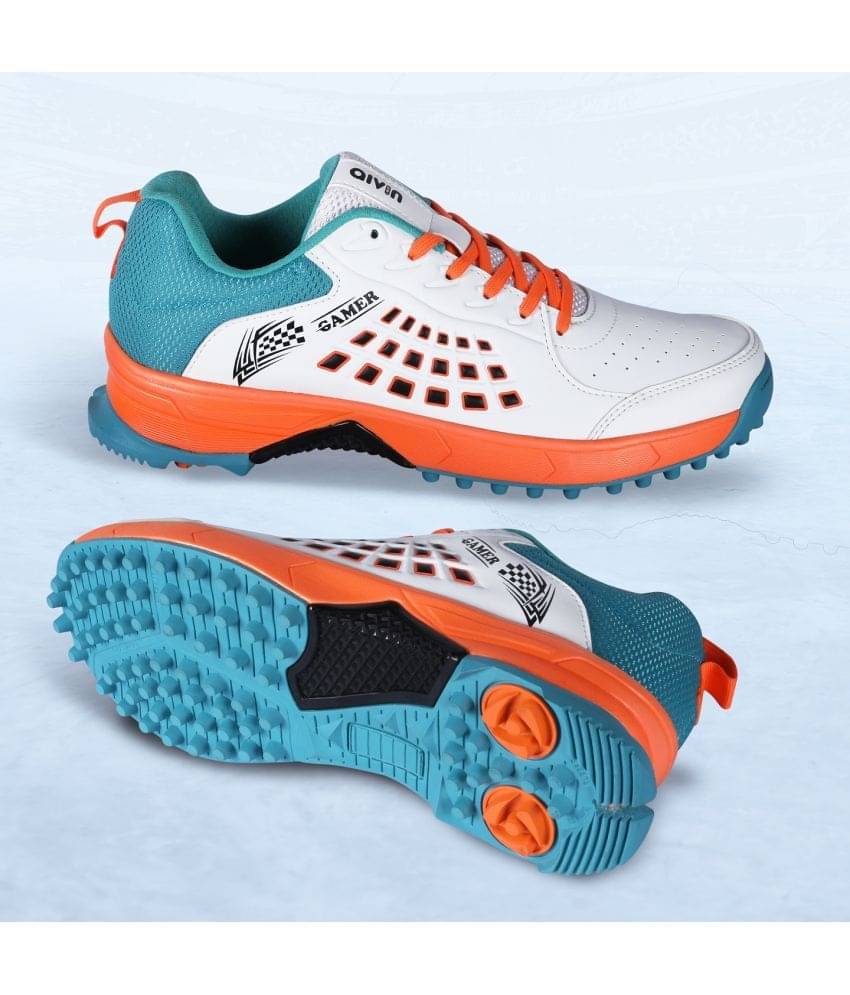     			Aivin Gamer Orange Cricket Shoes