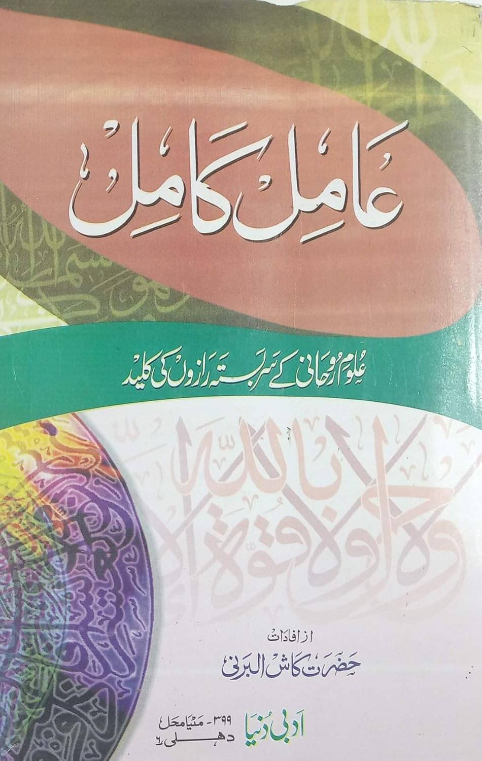 Amil e Kamil Urdu Amliyat Book Wazaif and Taweez for different Issues  (8285254860)     			Amil e Kamil Urdu Amliyat Book Wazaif and Taweez for different Issues  (8285254860)