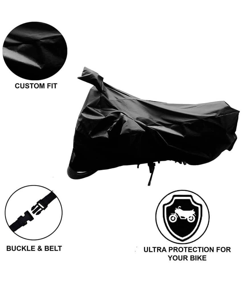 AutoRetail Bike Body Cover for Bajaj Pulsar AS 150 ( Pack of 1 ) , Black