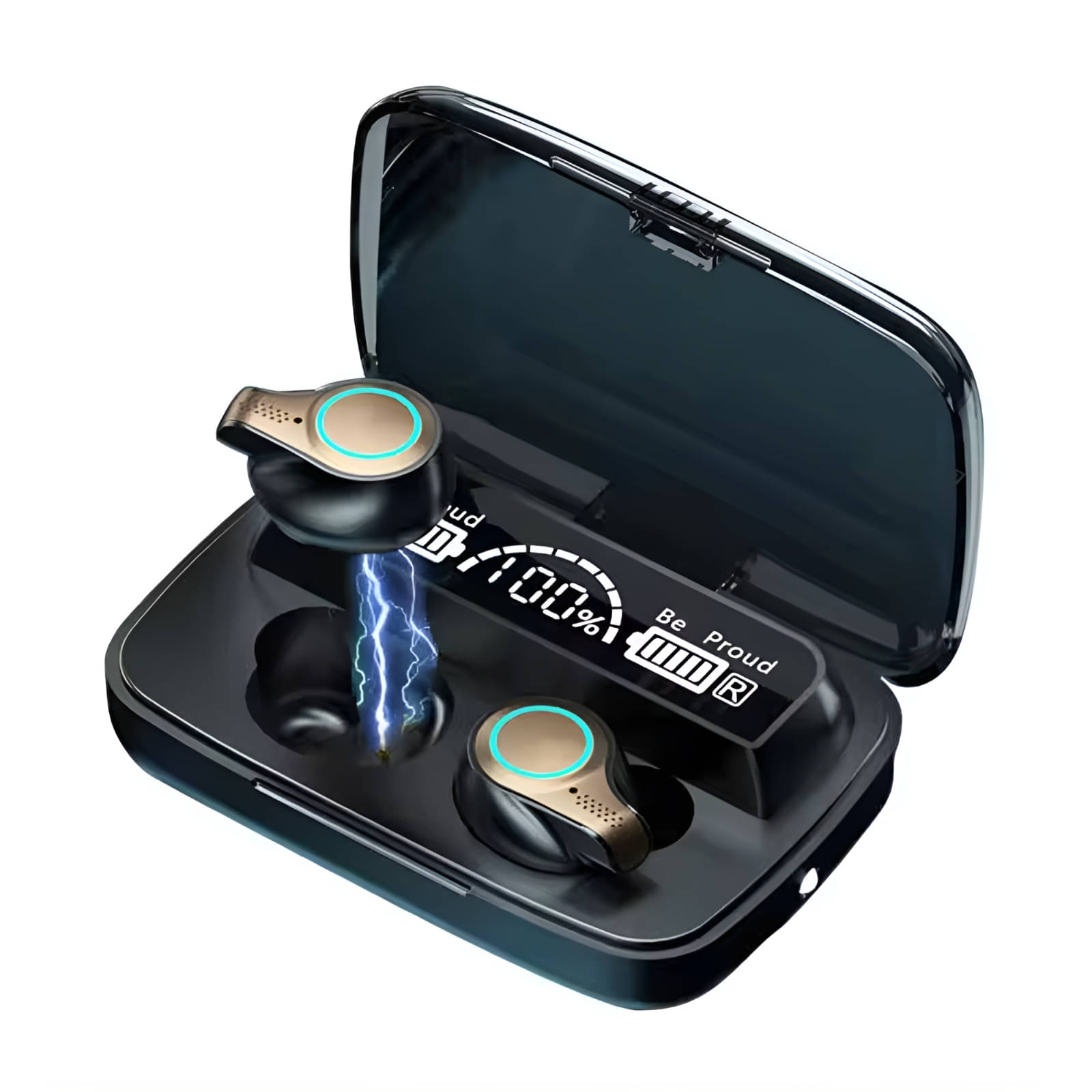     			COREGENIX M18 Flip Bluetooth True Wireless (TWS) In Ear 20 Hours Playback Low Latency,Powerfull bass IPX4(Splash & Sweat Proof) Black
