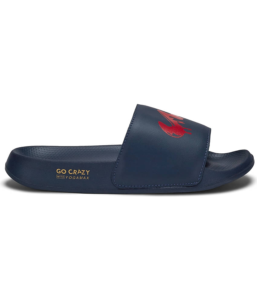 Campus Navy Men's Slide Flip Flop