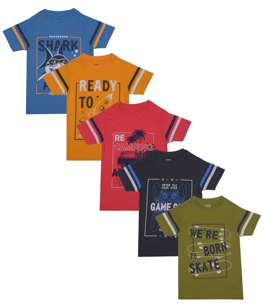Dollar Champion Kidswear Pack of 1 Boys Cotton Polo T-Shirt ( Multicolor )     			Dollar Champion Kidswear Pack of 1 Boys Cotton Polo T-Shirt ( Multicolor )