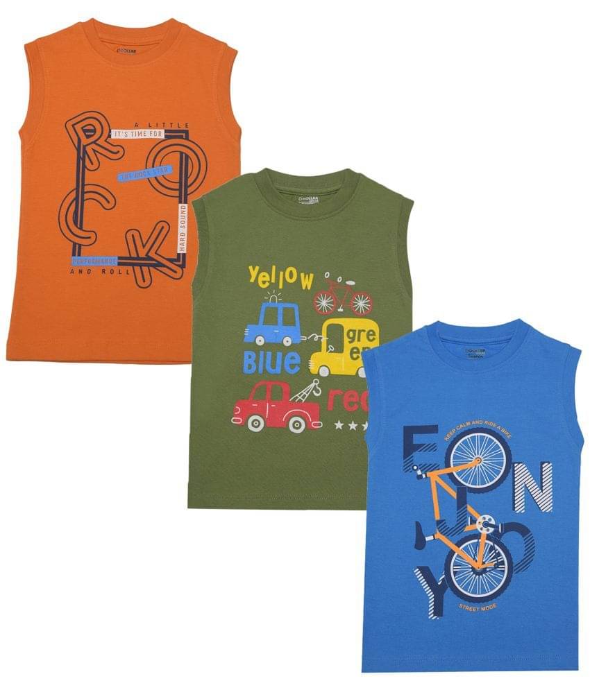 Dollar Champion Kidswear Pack of 1 Boys Cotton T-Shirt ( Multicolor )     			Dollar Champion Kidswear Pack of 1 Boys Cotton T-Shirt ( Multicolor )