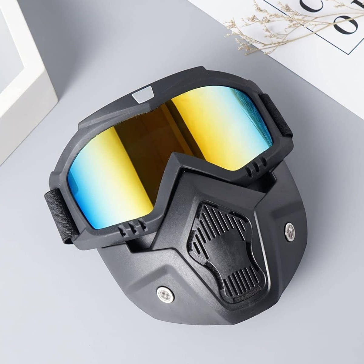 GEEO Day & Night HD Vision Multicolour Riding Goggles ( Pack of 1 ) GEEO Day & Night HD Vision Multicolour Riding Goggles ( Pack of 1 )