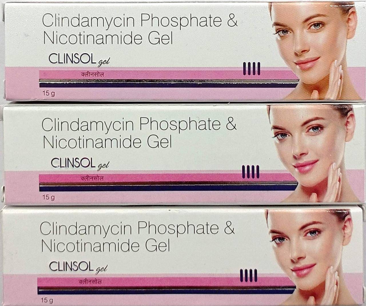    			Clinsol Face Gel, 15 Gm (Pack Of 3)