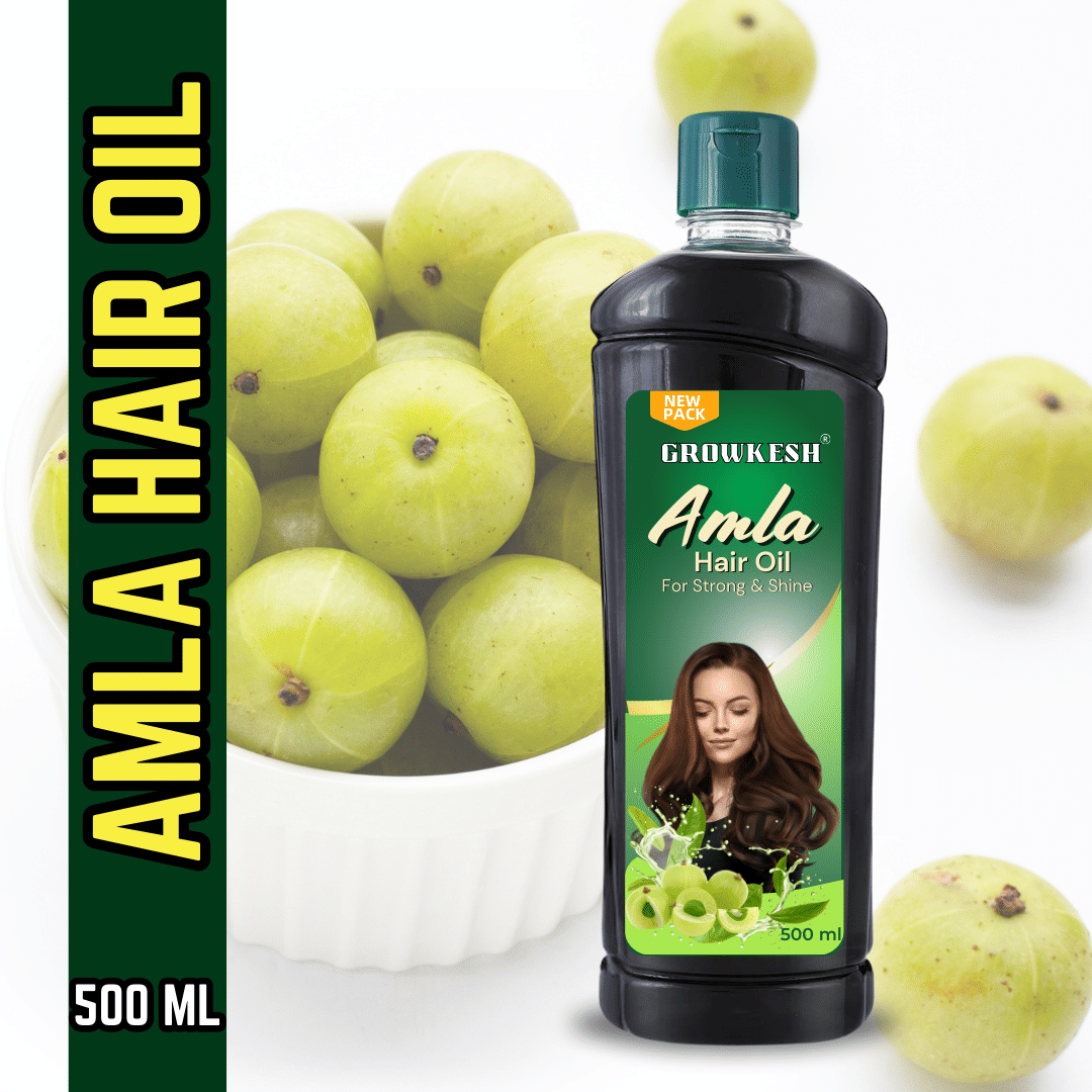     			Growkesh Anti Dandruff Amla Oil 500 ml ( Pack of 1 )