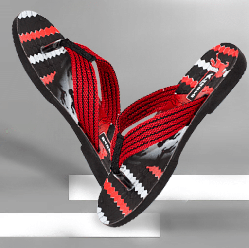     			Kzaara Red Men's Slide Flip Flop