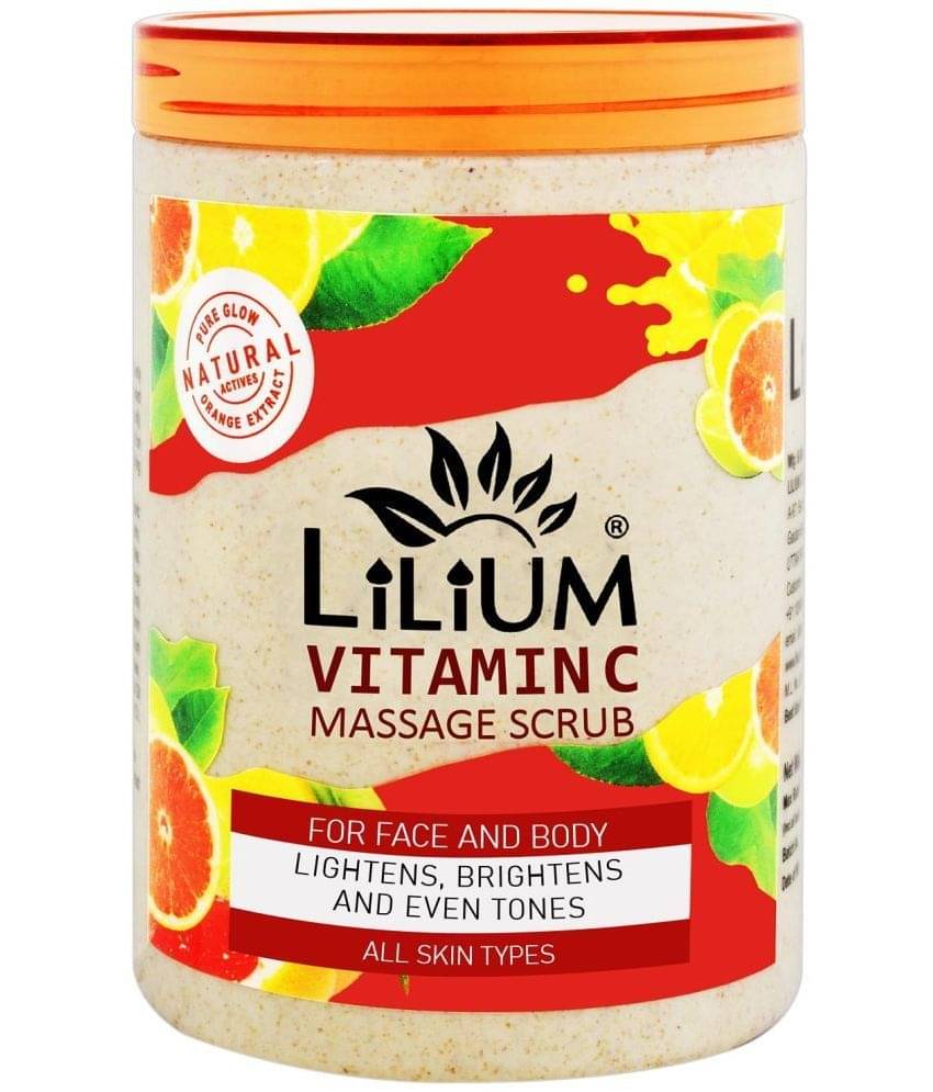 Lilium Radiant Glow Massage Scrub Vitamin C 900ml | Lightens, Brightens & Even Tone Lilium Radiant Glow Massage Scrub Vitamin C 900ml | Lightens, Brightens & Even Tone