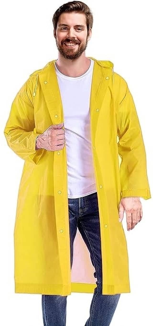 PARYAG HOSIERY Yellow PVC Men's Raincoat ( Pack of 1 )