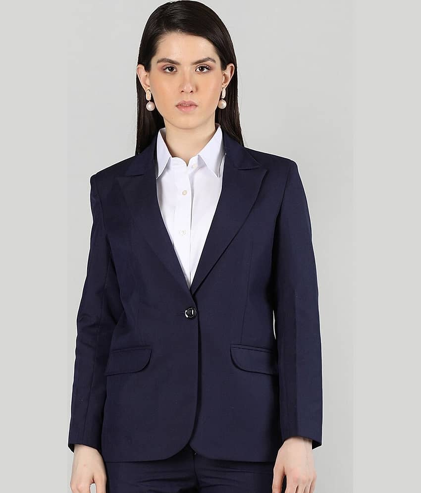 PP Kurtis - Cotton Navy Blazers - Jackets & Coats | Buy online on ZillyBuy