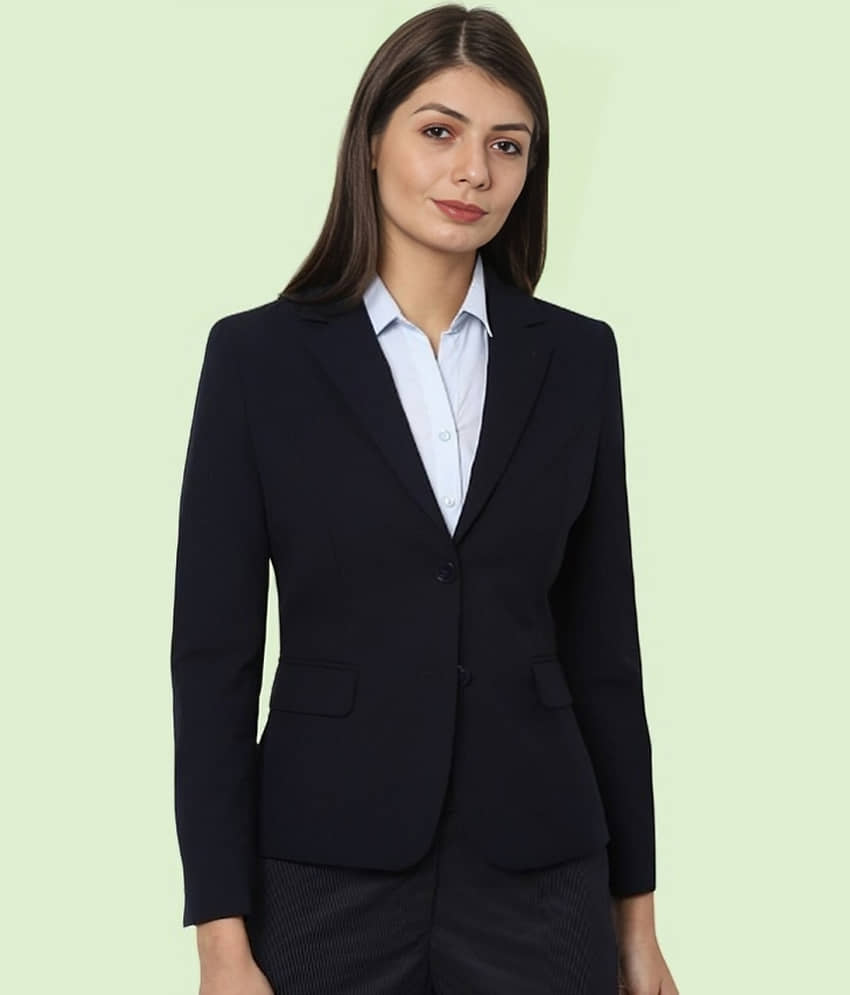 PP Kurtis - Cotton Navy Blazers - Jackets & Coats | Buy online on ZillyBuy