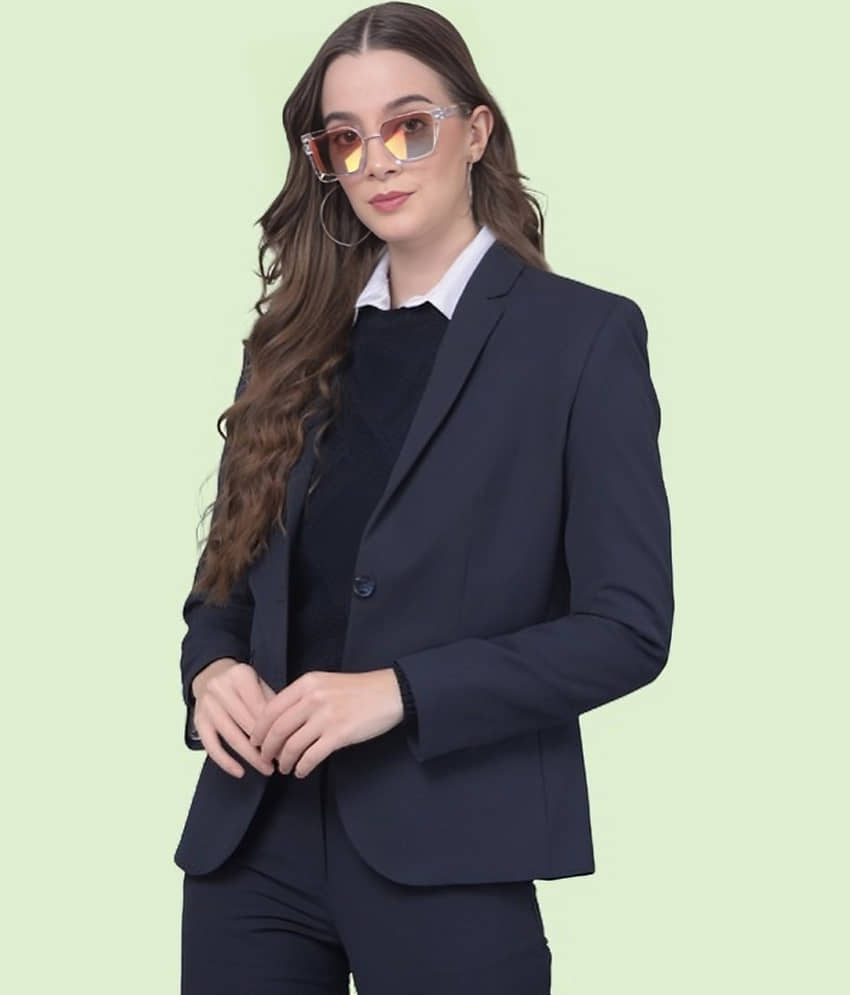PP Kurtis - Cotton Navy Blazers - Jackets & Coats | Buy online on ZillyBuy