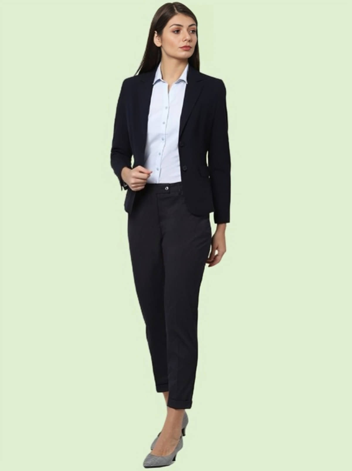 PP Kurtis - Cotton Navy Blazers - Jackets & Coats | Buy online on ZillyBuy