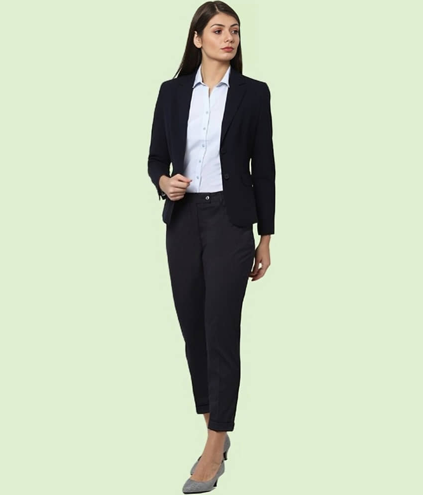 PP Kurtis - Cotton Navy Blazers - Jackets & Coats | Buy online on ZillyBuy