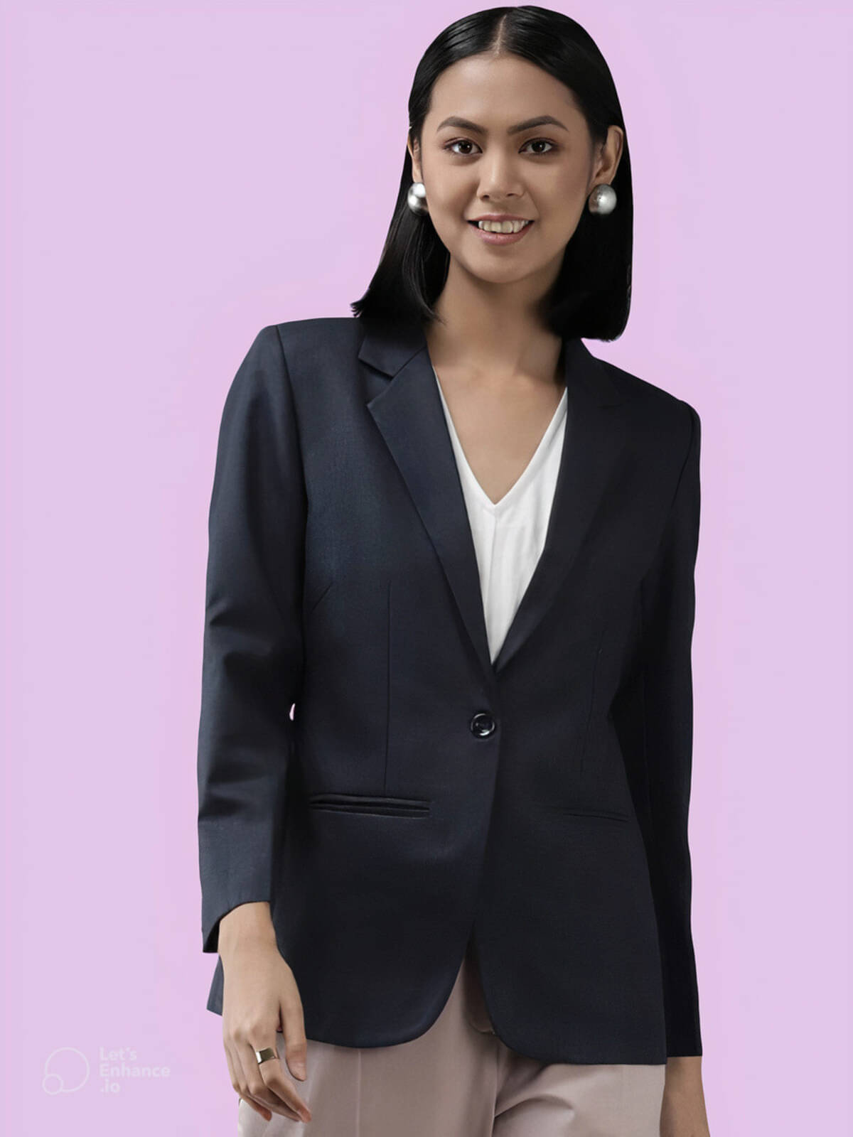 PP Kurtis - Cotton Navy Blazers PP Kurtis - Cotton Navy Blazers