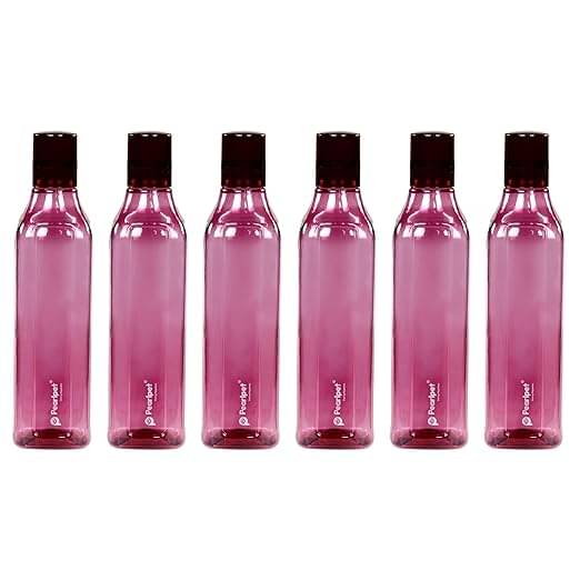 PearlPet CUBIC-1000ML-WINE-6PCS Wine Plastic Water Bottle 1000 mL ( Set of 6 )     			PearlPet CUBIC-1000ML-WINE-6PCS Wine Plastic Water Bottle 1000 mL ( Set of 6 )