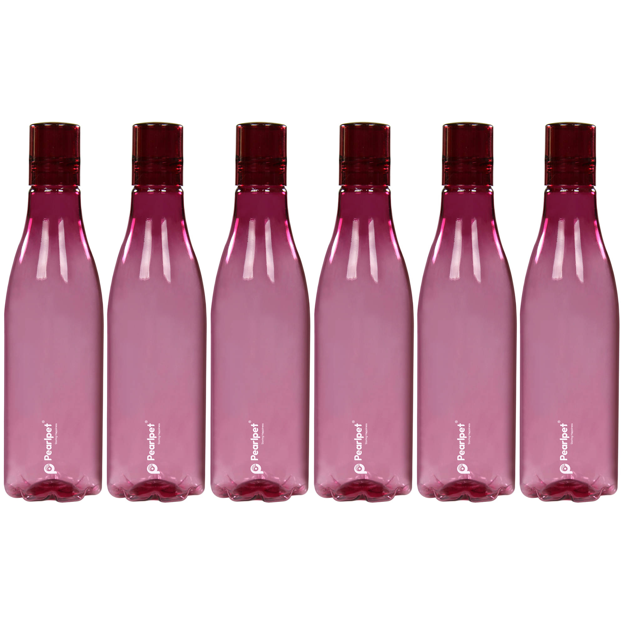     			PearlPet THROTTLE-1000ML-WINE-6PCS Wine Plastic Water Bottle 1000 mL ( Set of 6 )