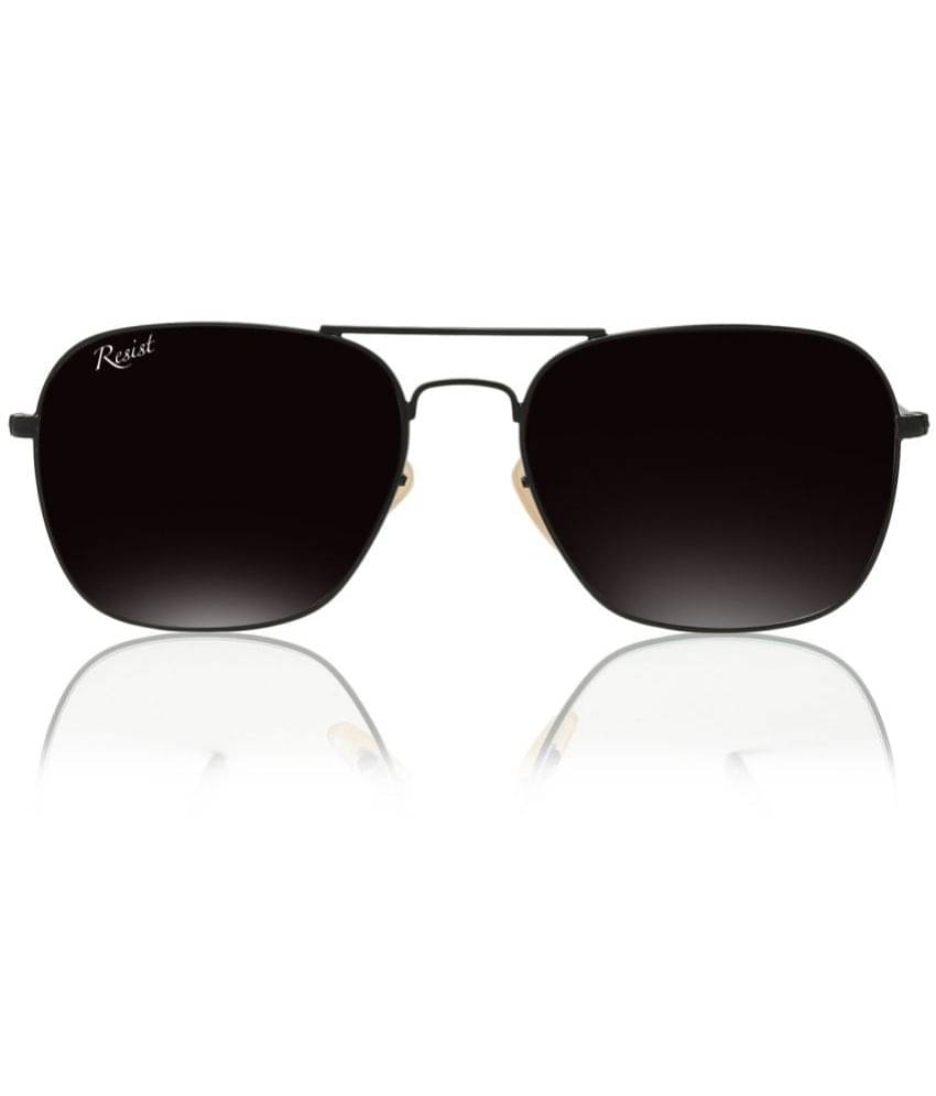 RESIST EYEWEAR Black Square Sunglasses ( Pack of 1 )     			RESIST EYEWEAR Black Square Sunglasses ( Pack of 1 )