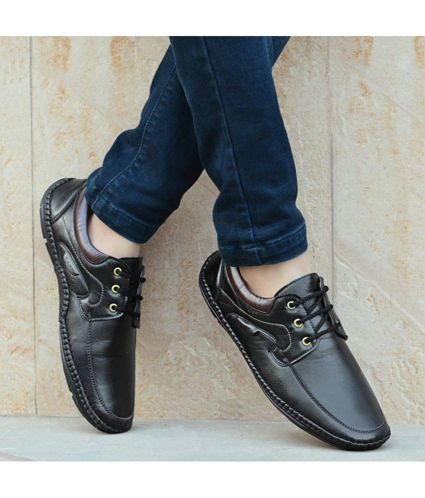     			Rising Wolf 719-Black Black Men's Lifestyle Shoes