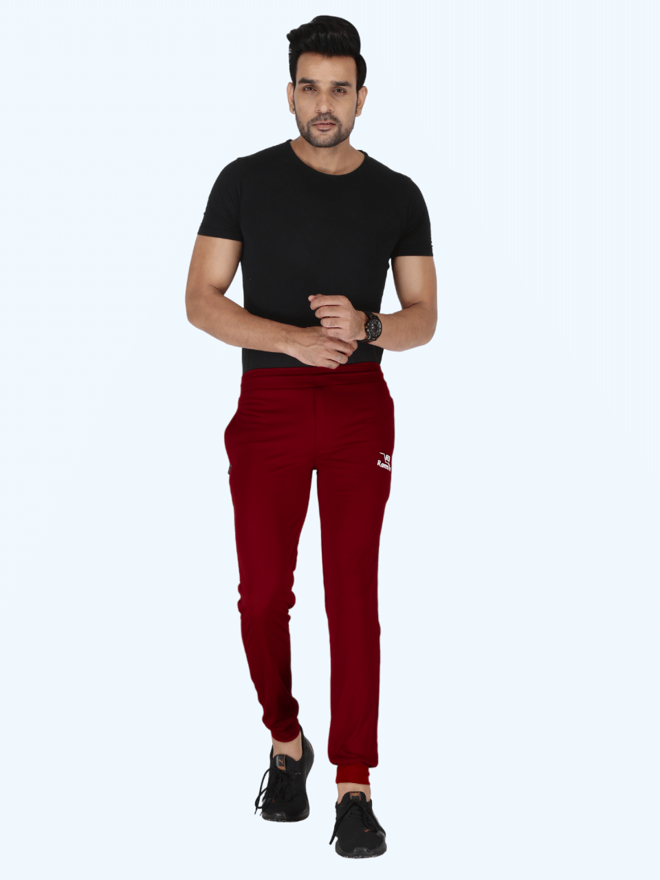     			Romile Maroon Lycra Men's Trackpants ( Pack of 1 )