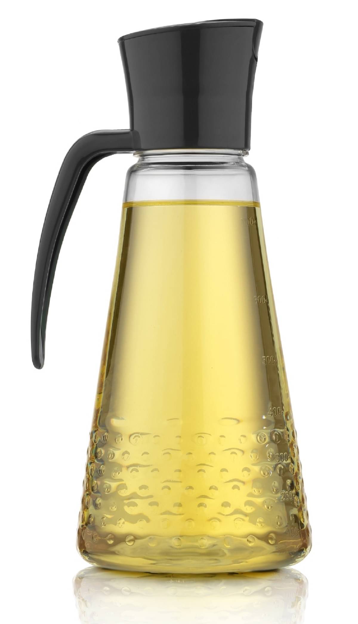 SHARUJA EasyFlip Polyproplene Transparent Oil Container ( Set of 1 ) SHARUJA EasyFlip Polyproplene Transparent Oil Container ( Set of 1 )