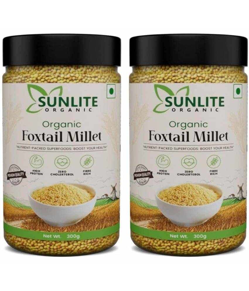     			Sunlite Organic Rich in Fiber & Nutrients Foxtail Millet 300 gm Pack of 2