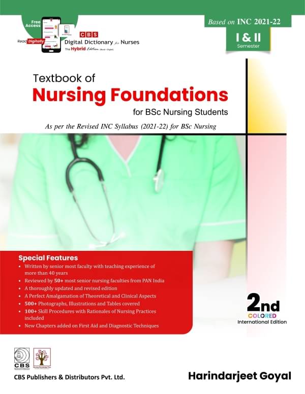 Textbook of Nursing Foundations for Bsc Nursing Students Based on INC 2021-2022 I & II Semester Textbook of Nursing Foundations for Bsc Nursing Students Based on INC 2021-2022 I & II Semester
