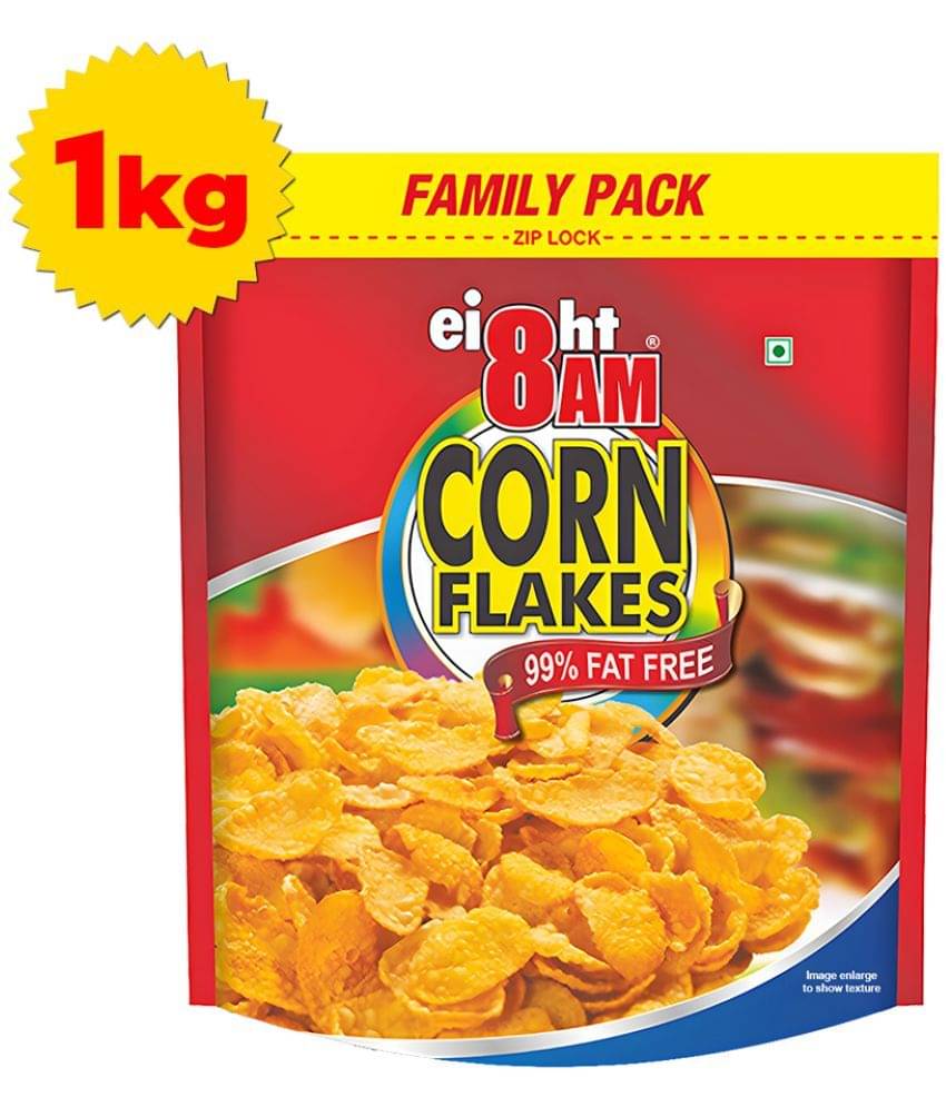 8AM Corn Flakes 1000 gm     			8AM Corn Flakes 1000 gm