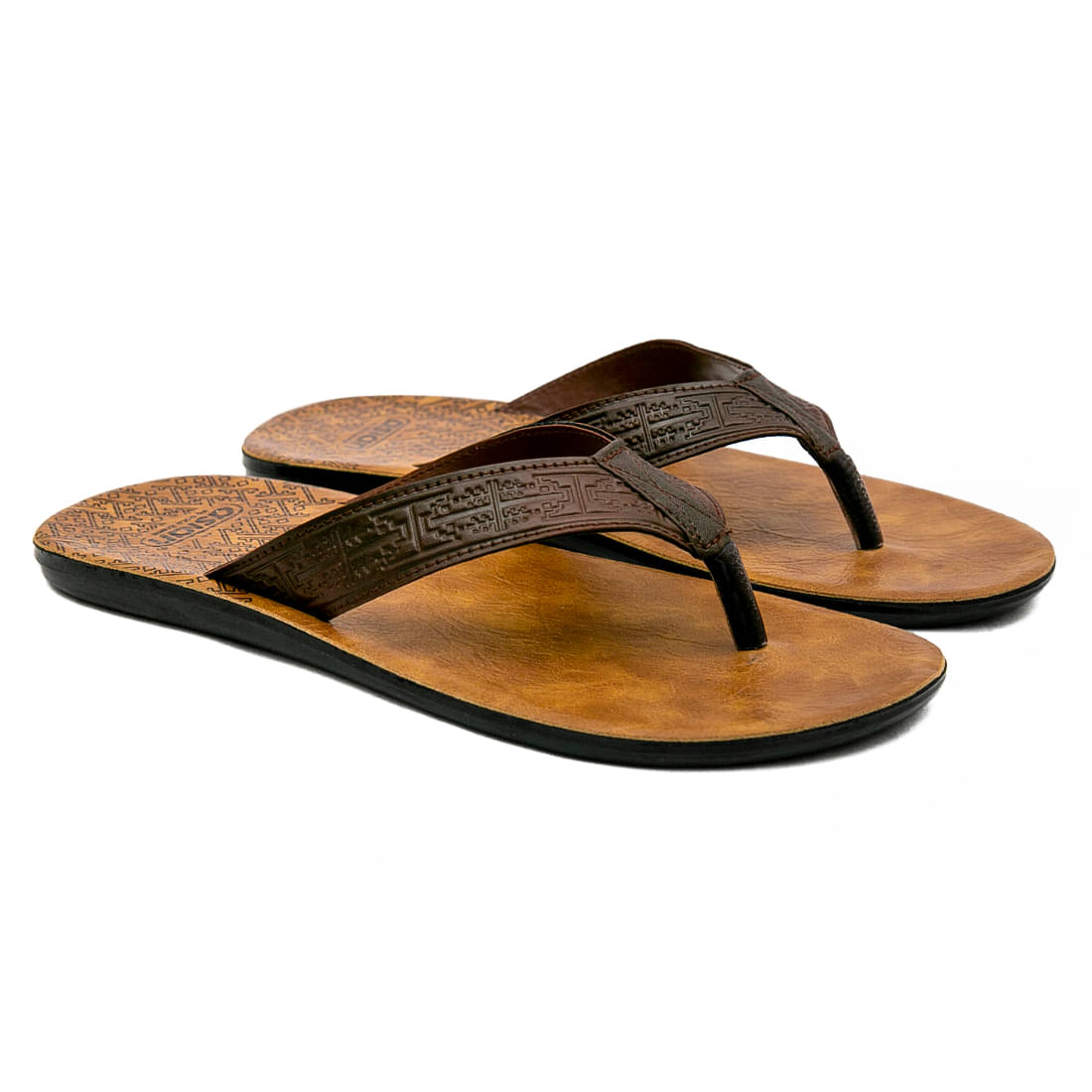     			ASIAN Brown Men's Daily Slipper