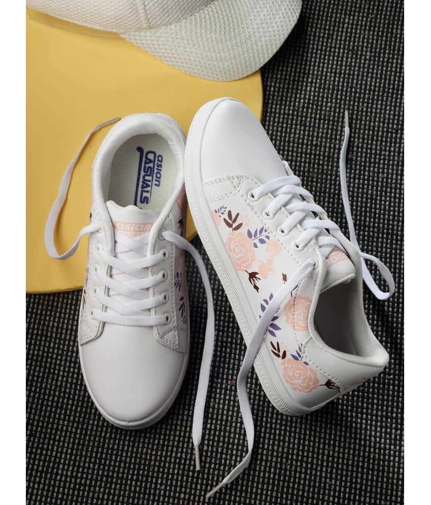 ASIAN White Women's Sneakers - Casual Shoes | Buy online on ZillyBuy