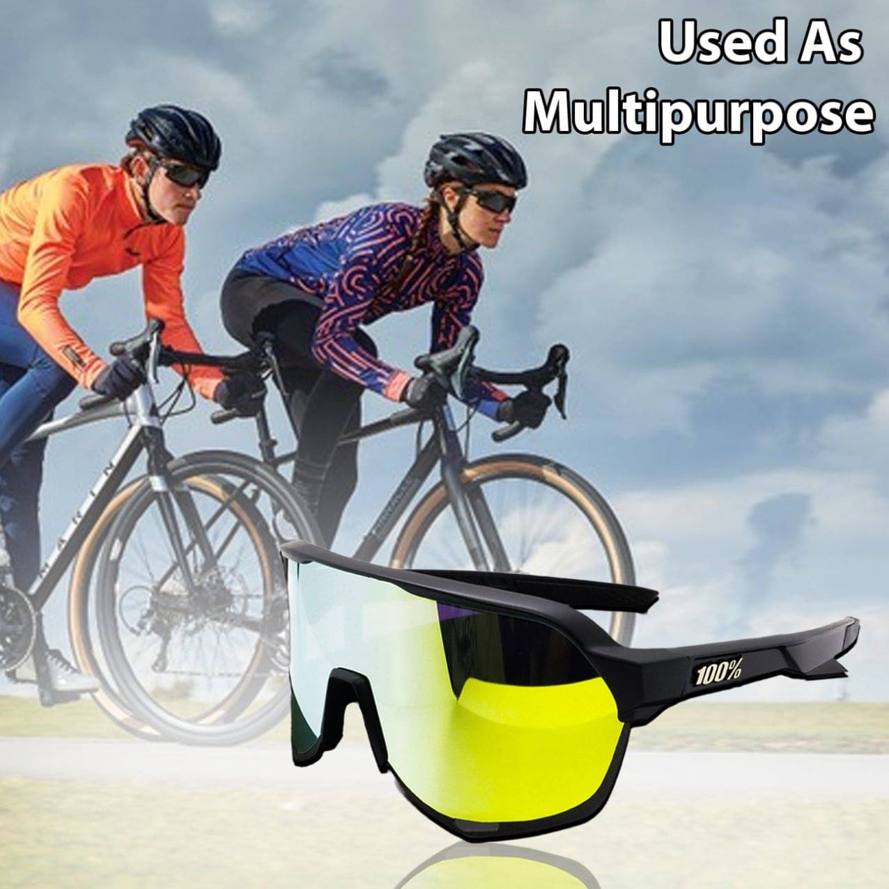     			AutoPowerz Day & Night HD Vision Yellow Riding Goggles ( Pack of 1 )