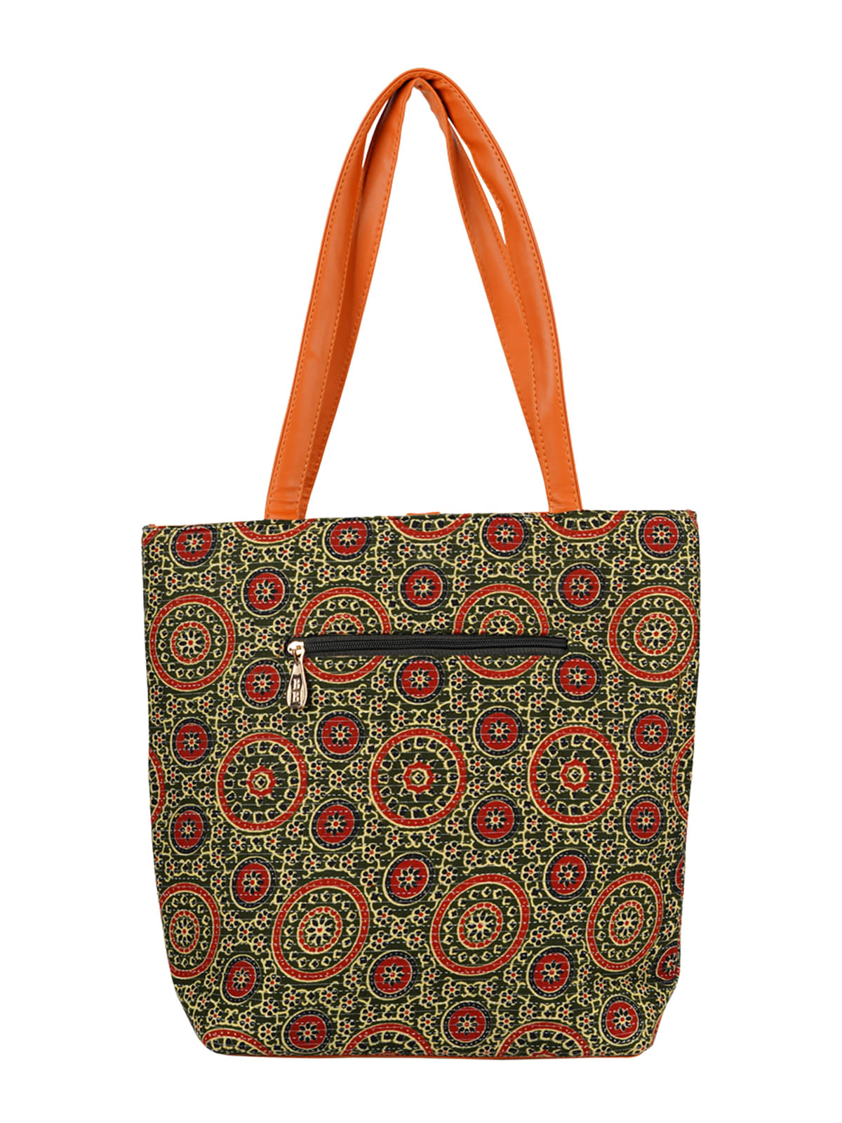     			Bulbul Multicolor Faux Leather Tote Bag