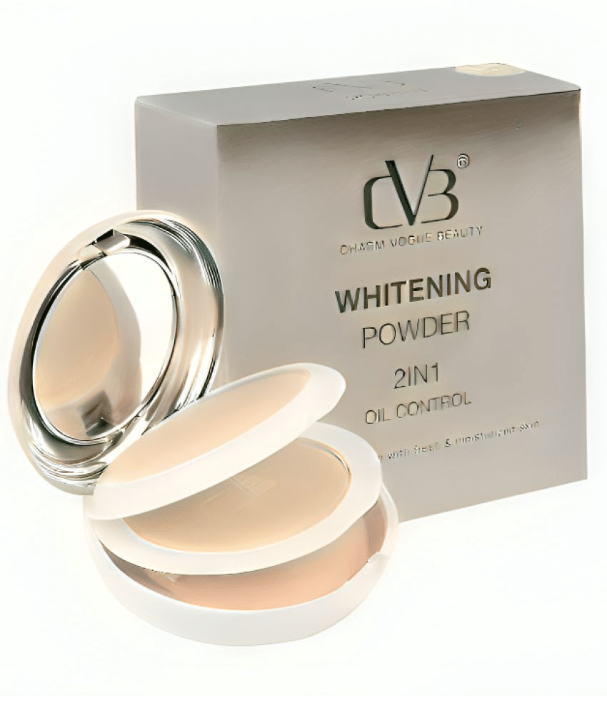 Cvb C30 Compact Whitening Powder 2 In 1 Setting Talc, Control Oil, Face For Even Skin Tone Look- 01 Cvb C30 Compact Whitening Powder 2 In 1 Setting Talc, Control Oil, Face For Even Skin Tone Look- 01