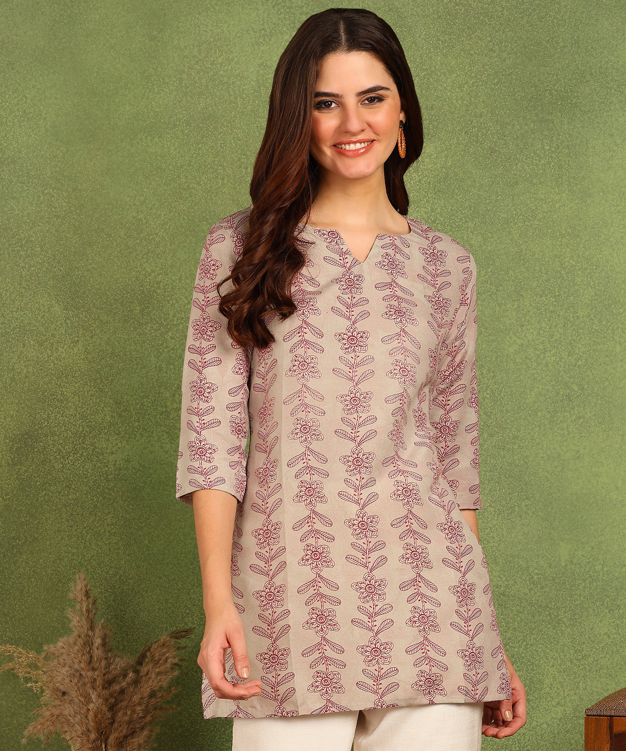 Viscose Short Kurti For Women (Pack of 1) Viscose Short Kurti For Women (Pack of 1)