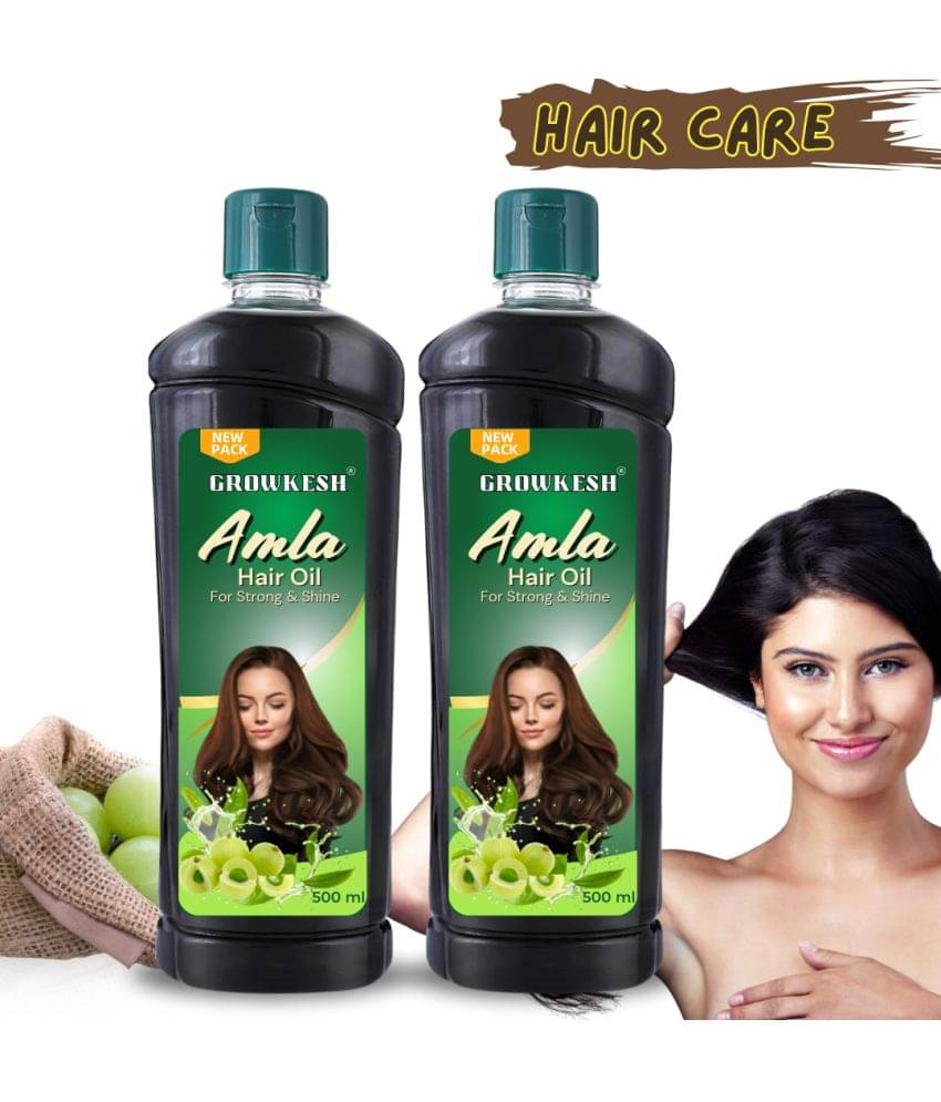     			Growkesh Hair Growth Amla Oil 500 ml ( Pack of 2 )