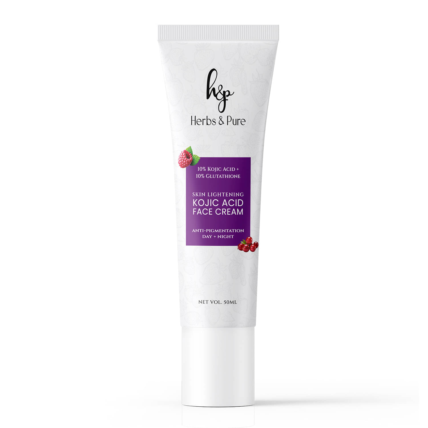     			Herbs and Pure Skin Lightening Face Cream with 5% Kojic and 2% Glutathione (50 ml)
