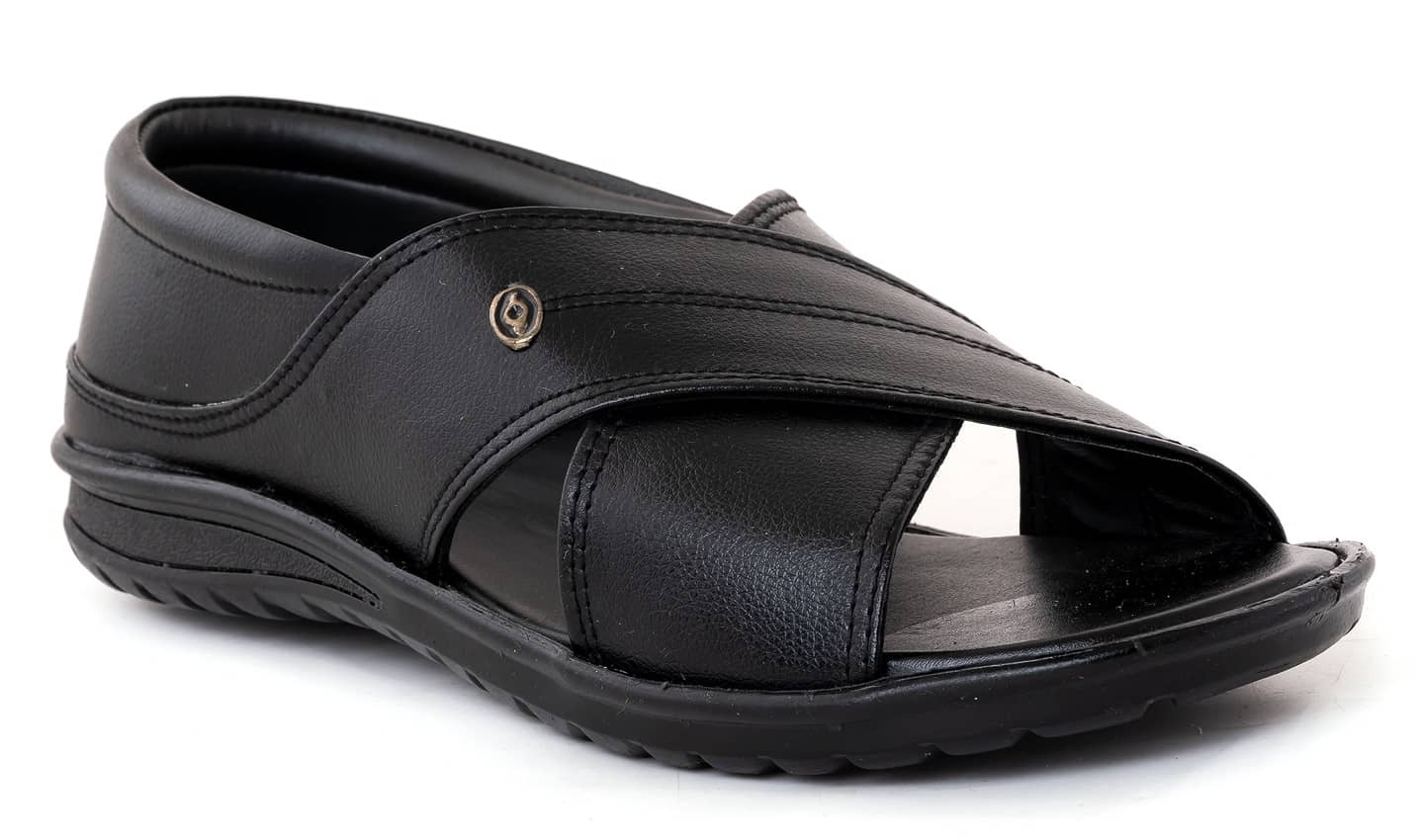 INFINITRENZ - Black Men's Sandals